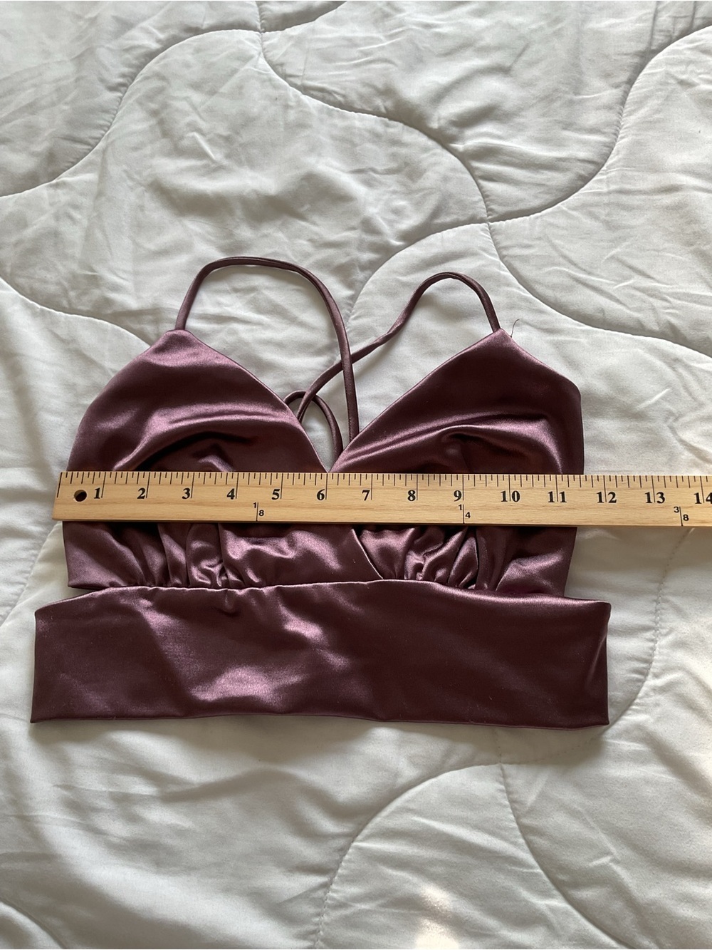 Cristina Satin Maroon Set - Picture 12 of 13